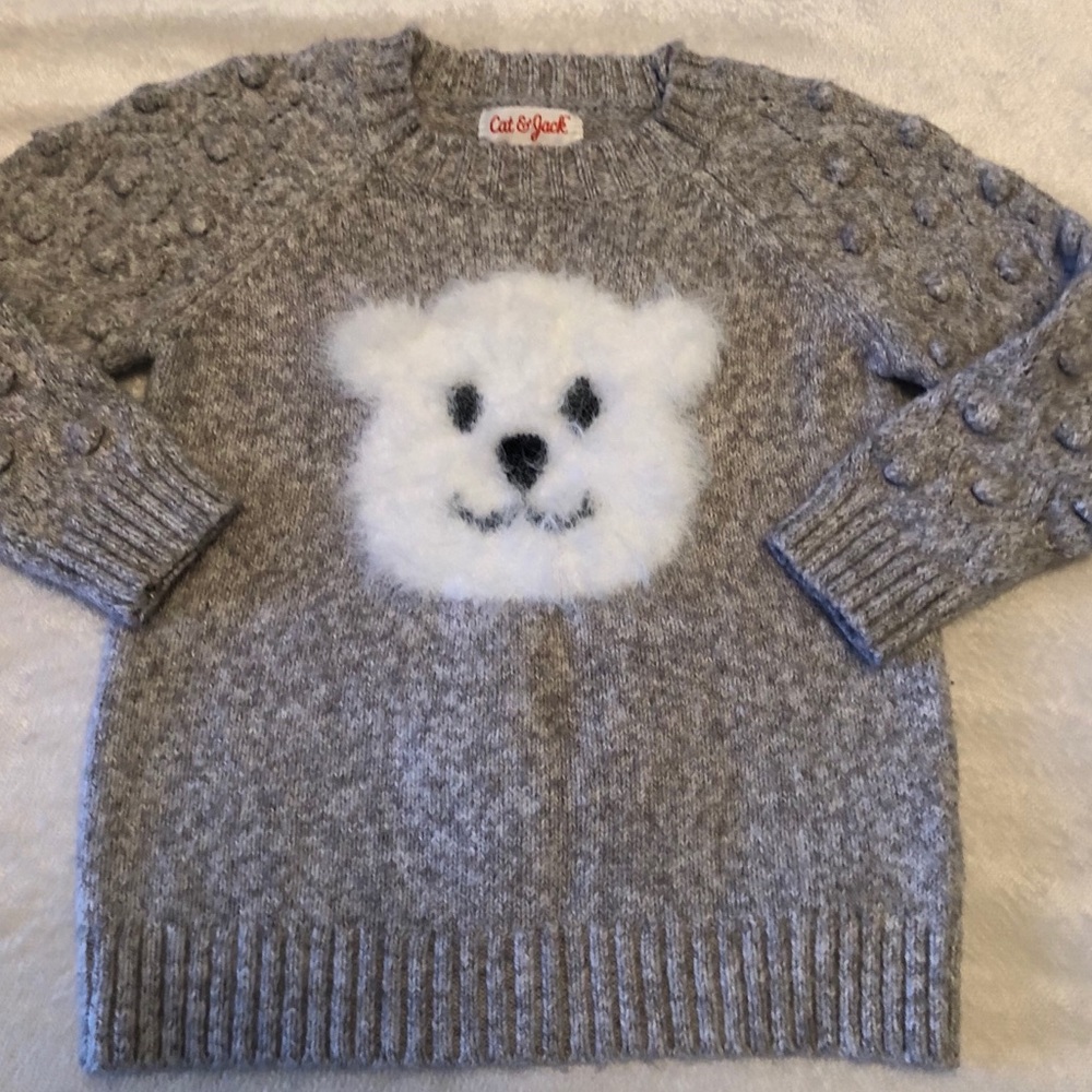 2/$15 OR 3/$20❗️Precious Toddler girl Bear Sweater